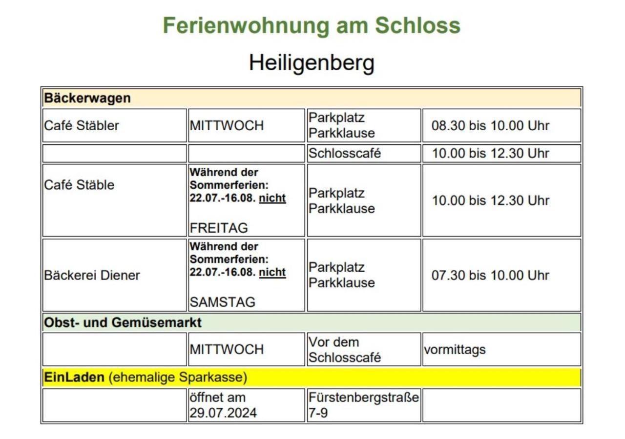 Ferienwohnung Am Schloss Heiligenberg Ngoại thất bức ảnh